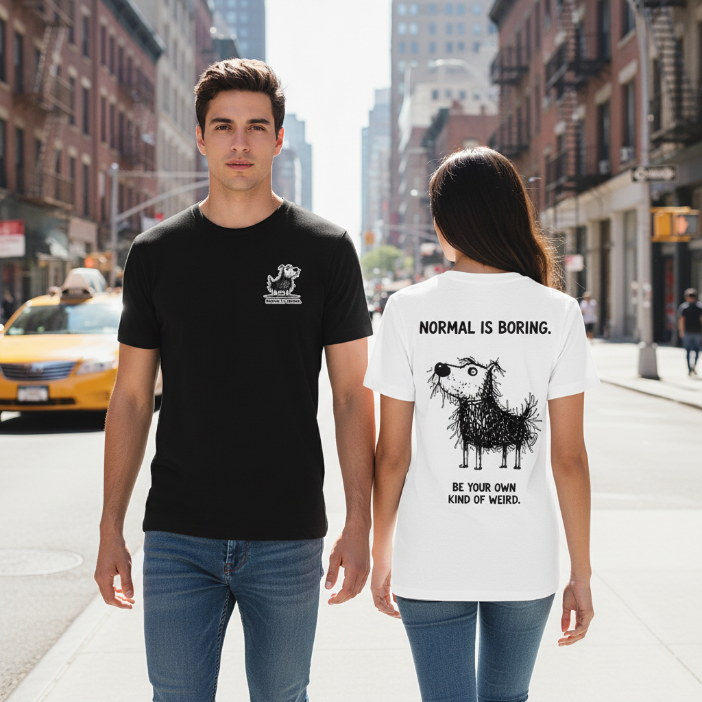 Normal Is Boring Dog Tee