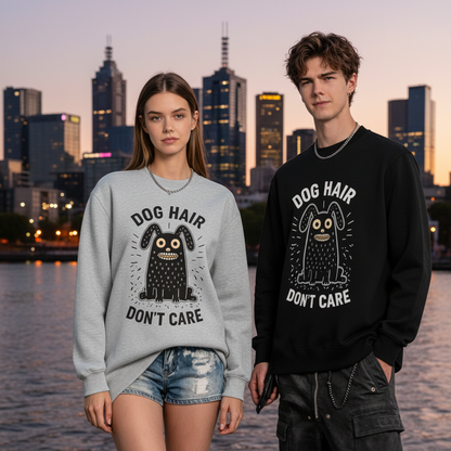Dog Hair Don't Care Doodle Crewneck C1127