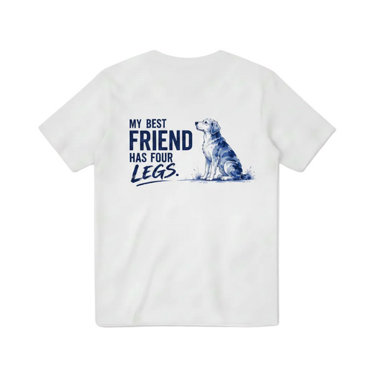My Best Friend Has Four Legs Dog Graphic Tee