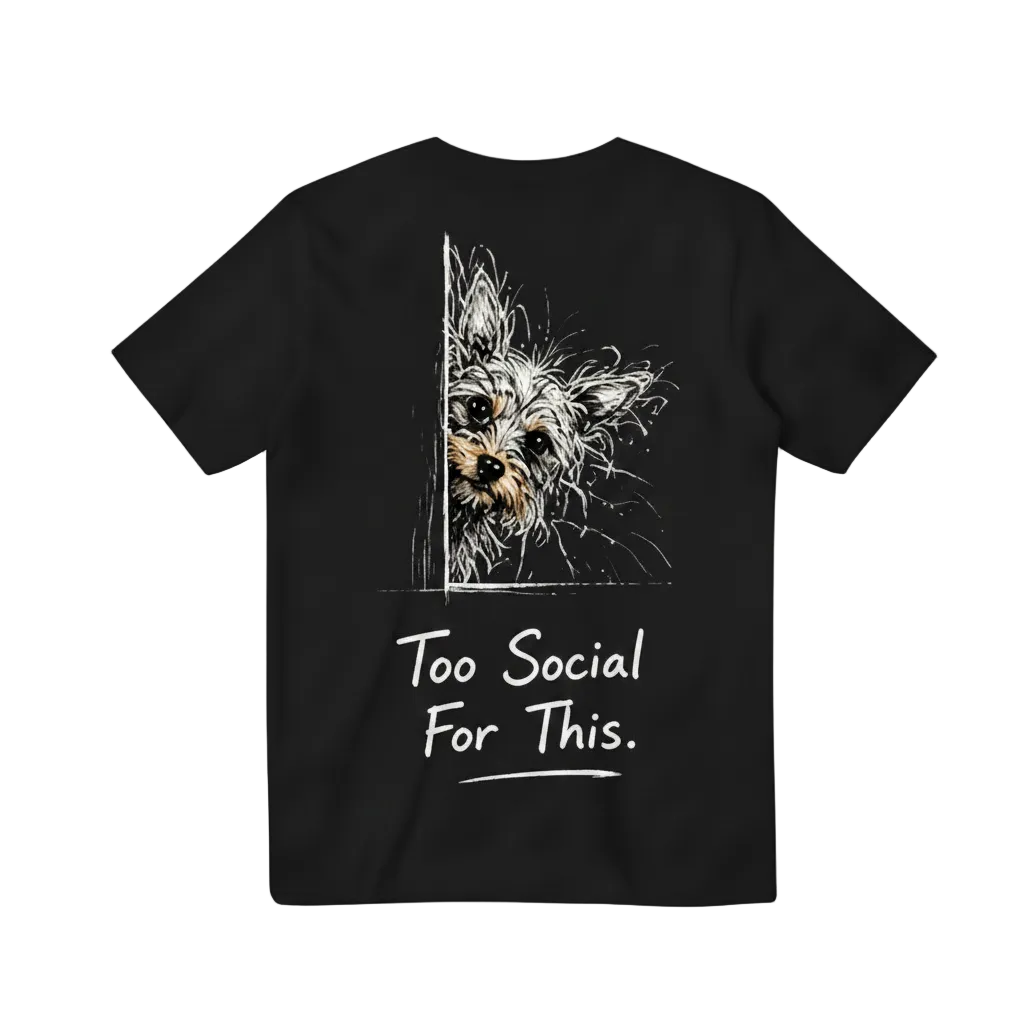 Too Social For This Tee