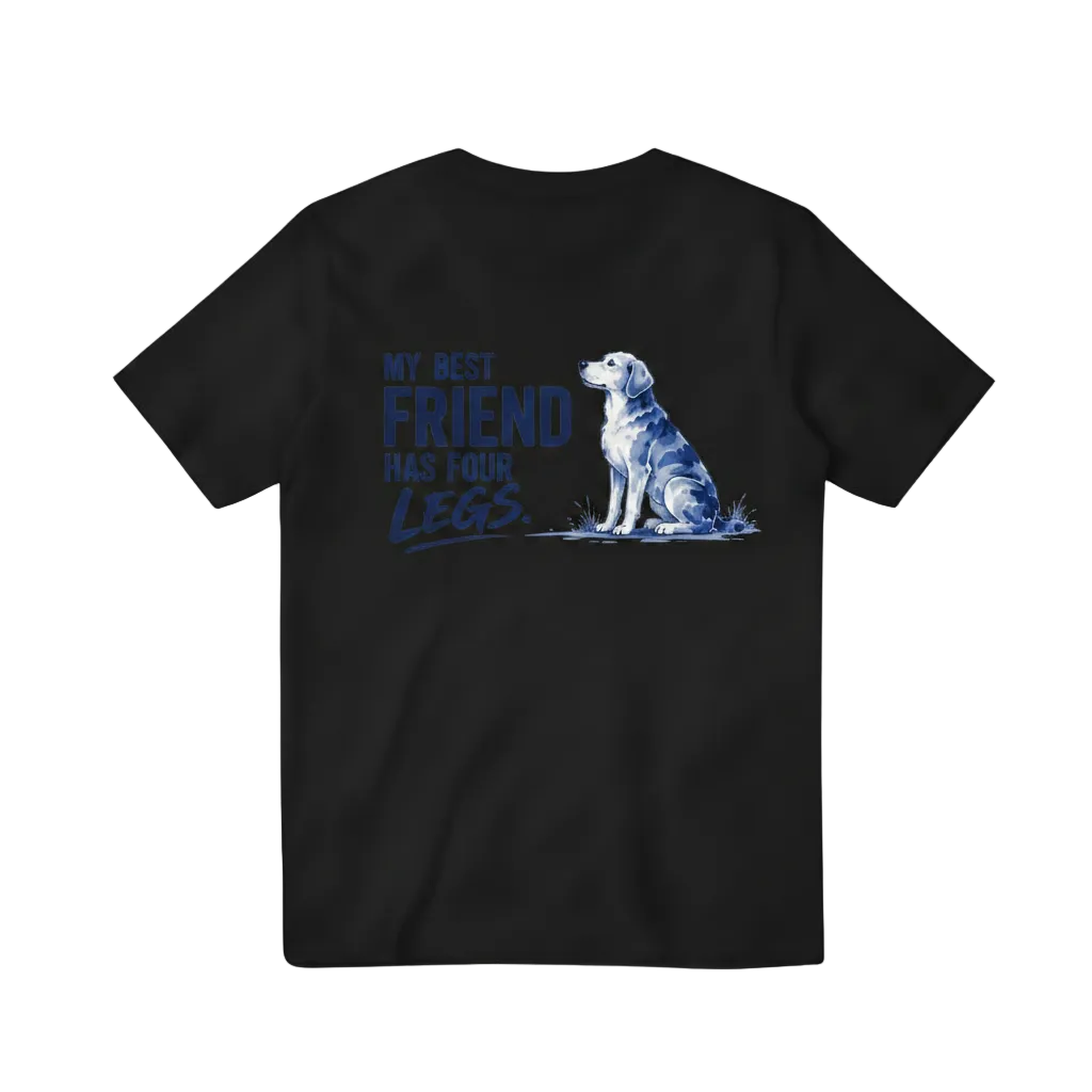 My Best Friend Has Four Legs Dog Graphic Tee