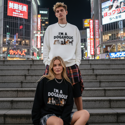 I'm A Dogaholic Multi Breed Crewneck C1105