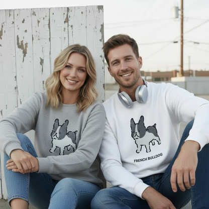 French Bulldog Graphic Dog Lover Crewneck C1018