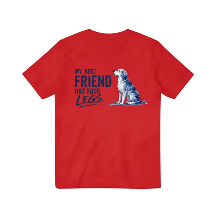 My Best Friend Has Four Legs Dog Graphic Tee