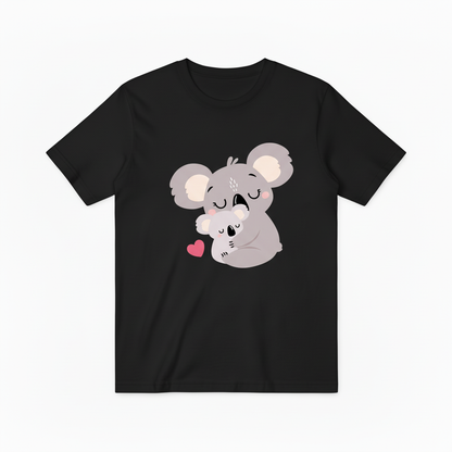 Sweet Koala Family T-Shirt with Heart Design T6000