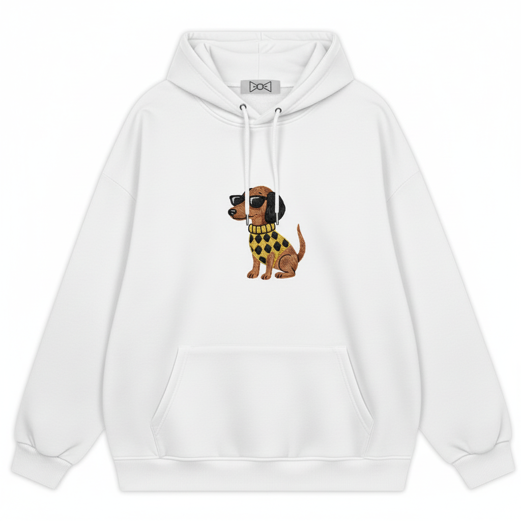 Cool Dog Graphic Hoodie Funny Animal Lover Gift H3000