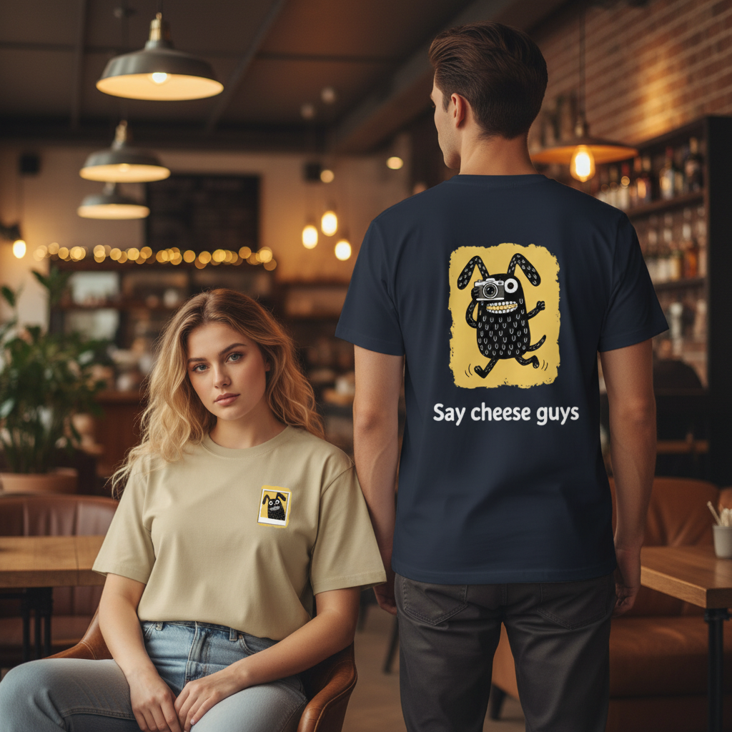 Say Cheese Guys Graphic Tee