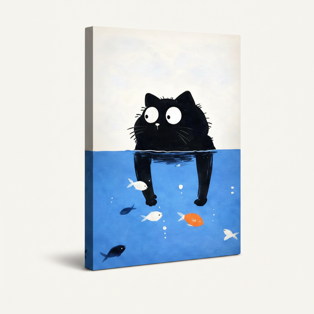 Cayrody Studio canvas style guide highlighting gallery-wrapped finish with clean borderless edges