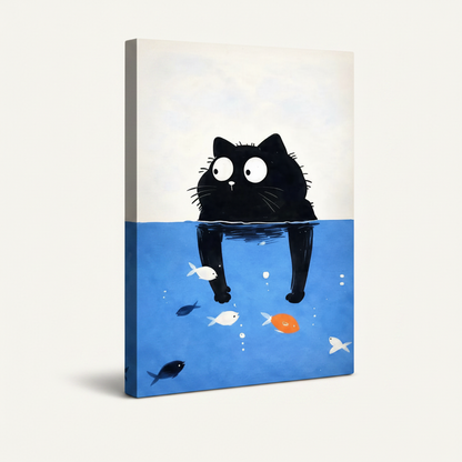 Cayrody Studio canvas style guide highlighting gallery-wrapped finish with clean borderless edges