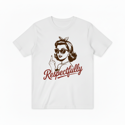 Respectfully Retro Woman Graphic Tee T4052