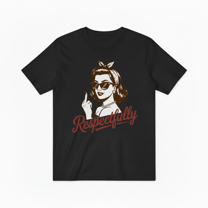 Respectfully Retro Woman Graphic Tee T4052