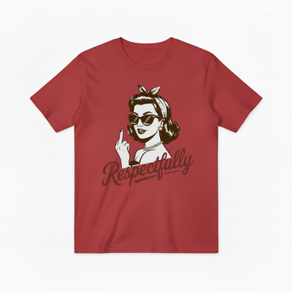 Respectfully Retro Woman Graphic Tee T4052