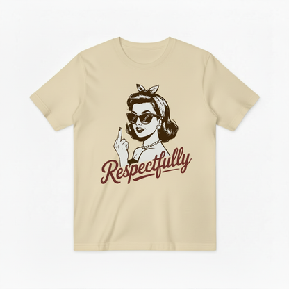 Respectfully Retro Woman Graphic Tee T4052