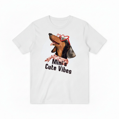 Cute Dachshund Dog Graphic Tee - Mini's Vibes T-Shirt T4053
