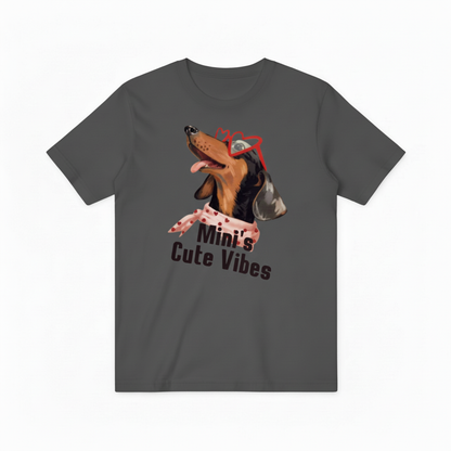 Cute Dachshund Dog Graphic Tee - Mini's Vibes T-Shirt T4053