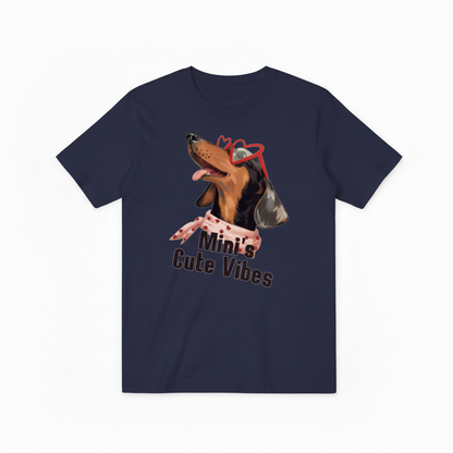 Cute Dachshund Dog Graphic Tee - Mini's Vibes T-Shirt T4053