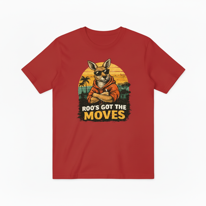 Funny Kangaroo Graphic Tee T-Shirt T4050