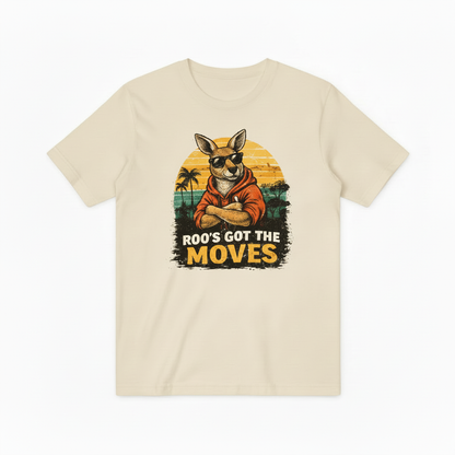 Funny Kangaroo Graphic Tee T-Shirt T4050
