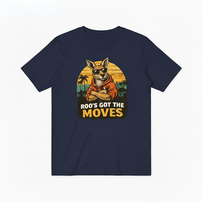 Funny Kangaroo Graphic Tee T-Shirt T4050