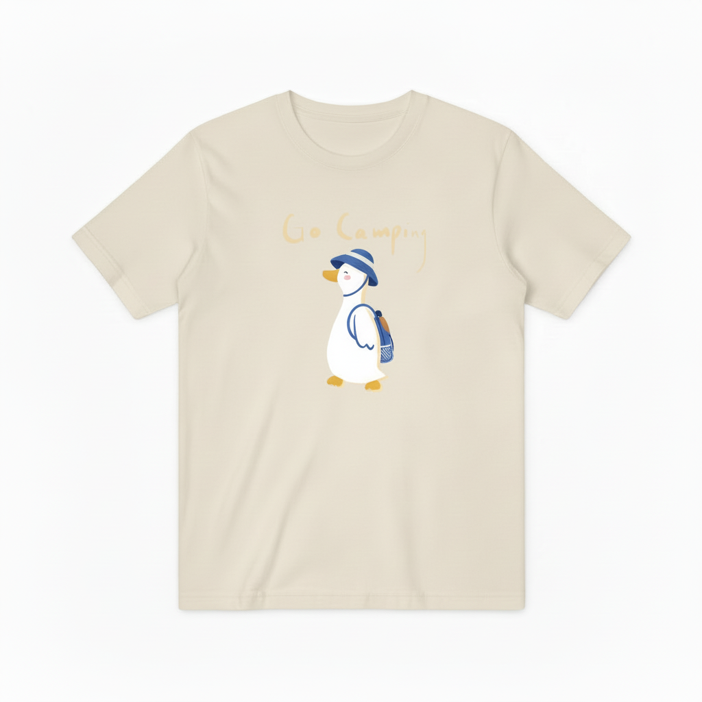 Cute Camping Duck Quote Outdoor Lover Gift Idea Nature T-Shirt T6011