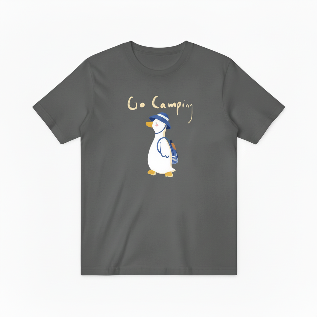 Cute Camping Duck Quote Outdoor Lover Gift Idea Nature T-Shirt T6011