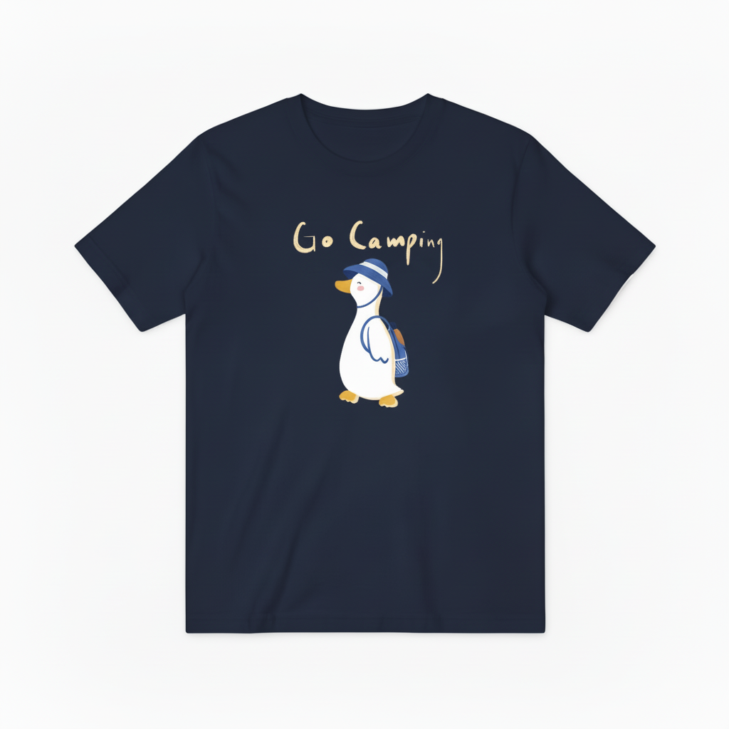 Cute Camping Duck Quote Outdoor Lover Gift Idea Nature T-Shirt T6011