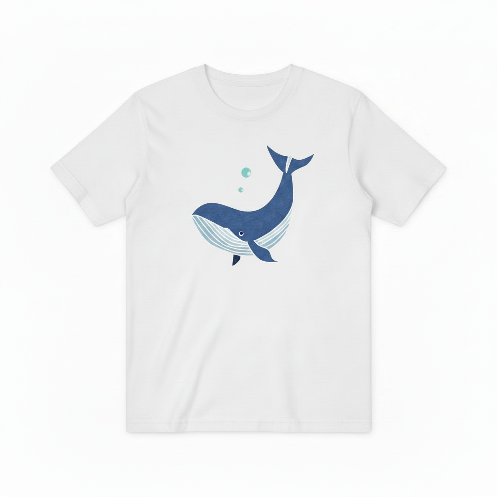 Cute Whale Marine Life Animal Lover Gift T-Shirt T6012