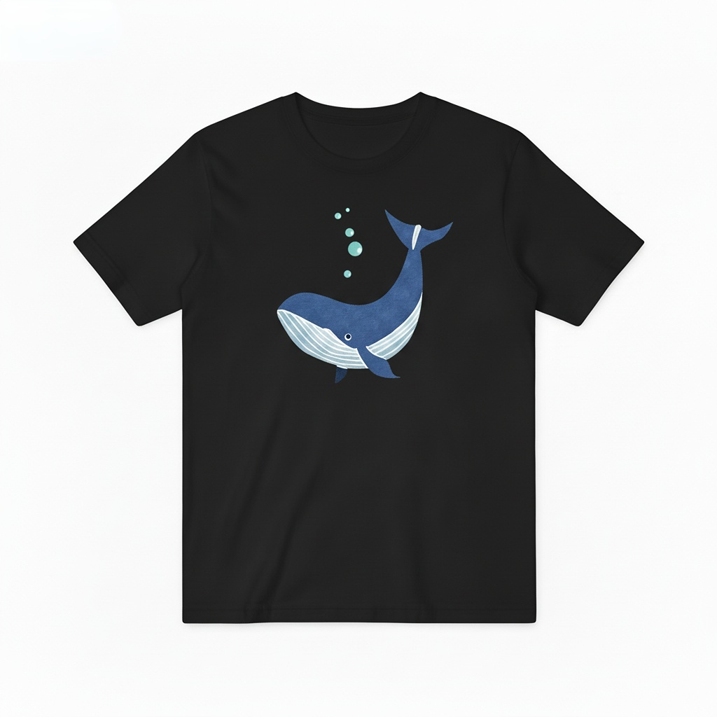 Cute Whale Marine Life Animal Lover Gift T-Shirt T6012