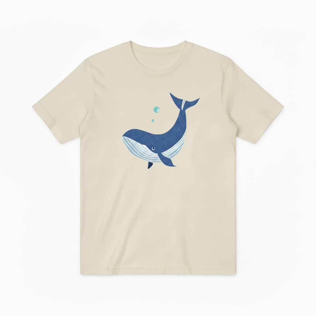 Cute Whale Marine Life Animal Lover Gift T-Shirt T6012