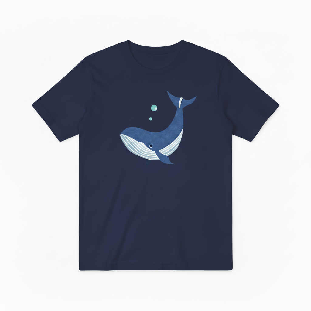Cute Whale Marine Life Animal Lover Gift T-Shirt T6012