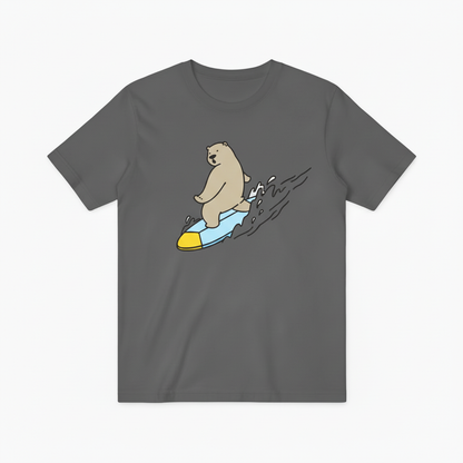Cool Bear Surfer Graphic Tee Summer Vibes T-Shirt T6010