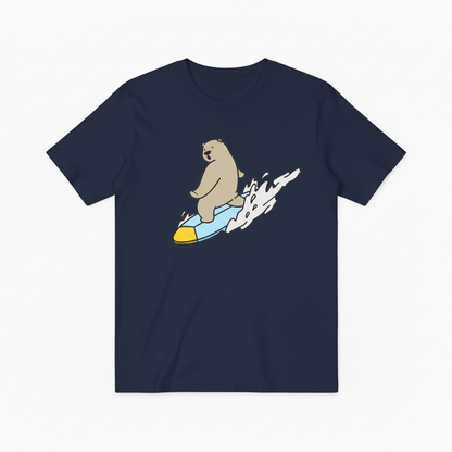 Cool Bear Surfer Graphic Tee Summer Vibes T-Shirt T6010