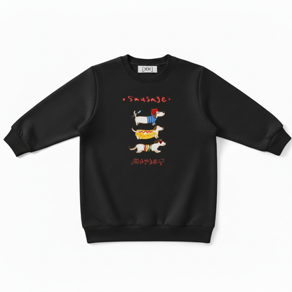 Funny Sausage Market Wiener Dog Lover Crewneck C1012
