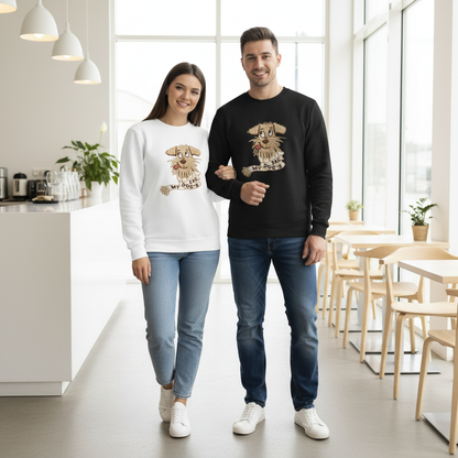 Funny Dog Quote Crewneck Premium  C1006