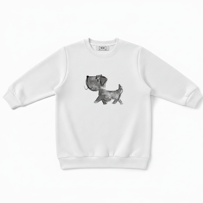 Dachshund Artistic Design Pet Lover Gift Crewneck C1009
