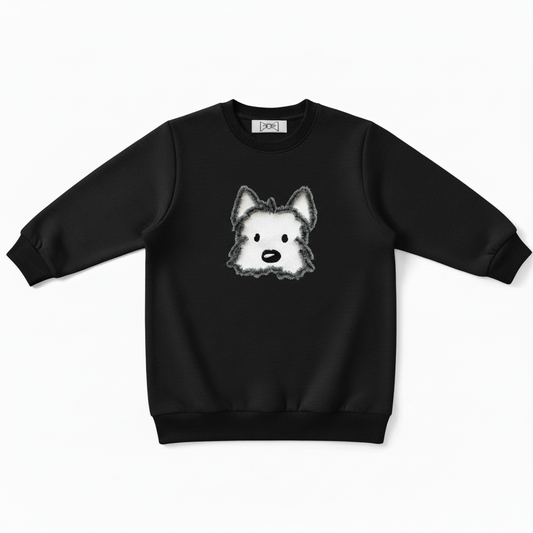 Adorable Puppy Face Dog Lover Crewneck C1013