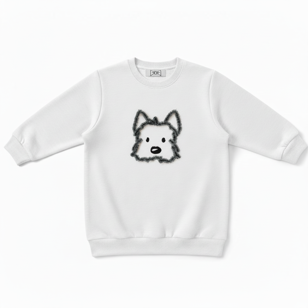 Adorable Puppy Face Dog Lover Crewneck C1013