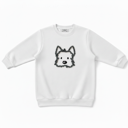 Adorable Puppy Face Dog Lover Crewneck C1013