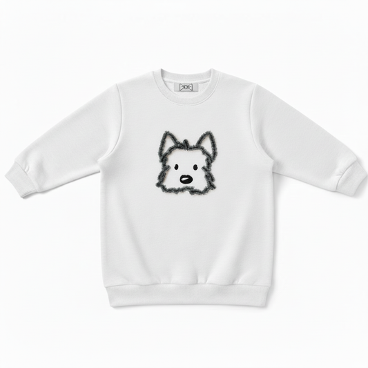 Adorable Puppy Face Dog Lover Crewneck C1013