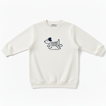 Fashion Dachshund Sketch Graphic Crewneck C1016