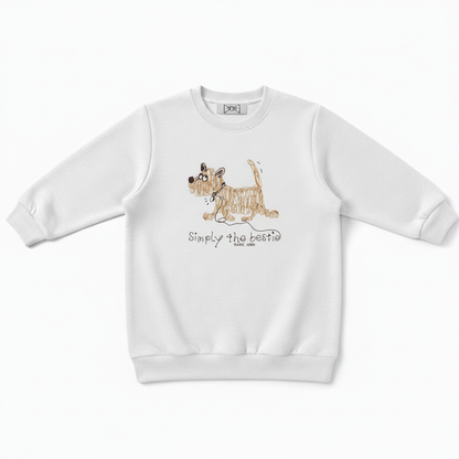 Simply the Bestie Dog Graphic Crewneck C1020