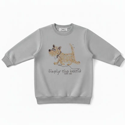 Simply the Bestie Dog Graphic Crewneck C1020