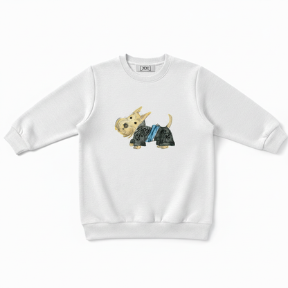 Cute Scottish Terrier Graphic Crewneck C1023