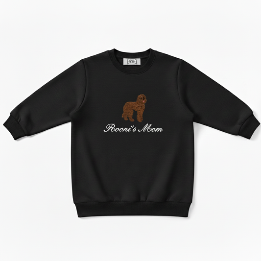Rooni's Moon Brown Poodle Pet Crewneck C1029