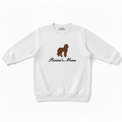 Rooni's Moon Brown Poodle Pet Crewneck C1029