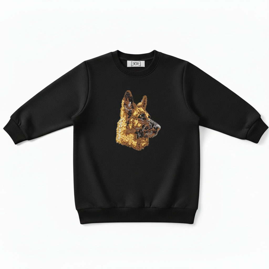 German Shepherd Dog Portrait Gift Idea Crewneck C1035