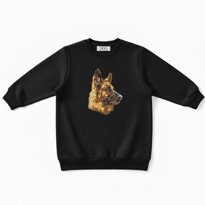 German Shepherd Dog Portrait Gift Idea Crewneck C1035