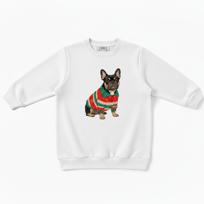 French Bulldog Christmas Sweater Holiday Graphic Crewneck C1039
