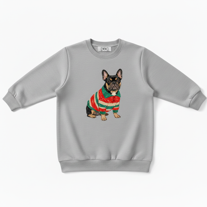 French Bulldog Christmas Sweater Holiday Graphic Crewneck C1039