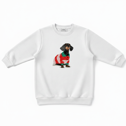 Dachshund Christmas Sweater Holiday Graphic Dog Crewneck C1040